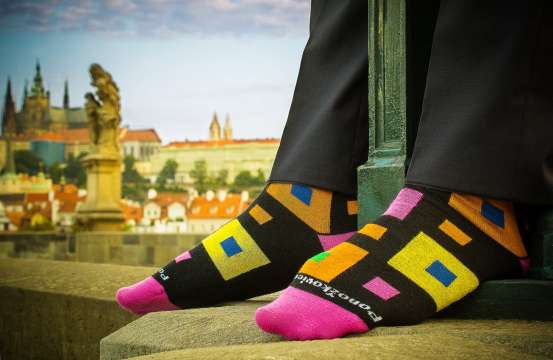 Praha zlatá ponožkatá