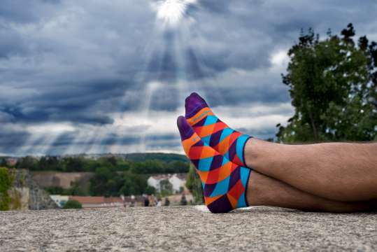 Praha zlatá ponožkatá