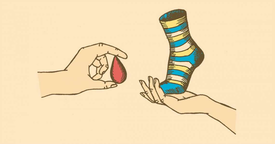 Ponožky za krev